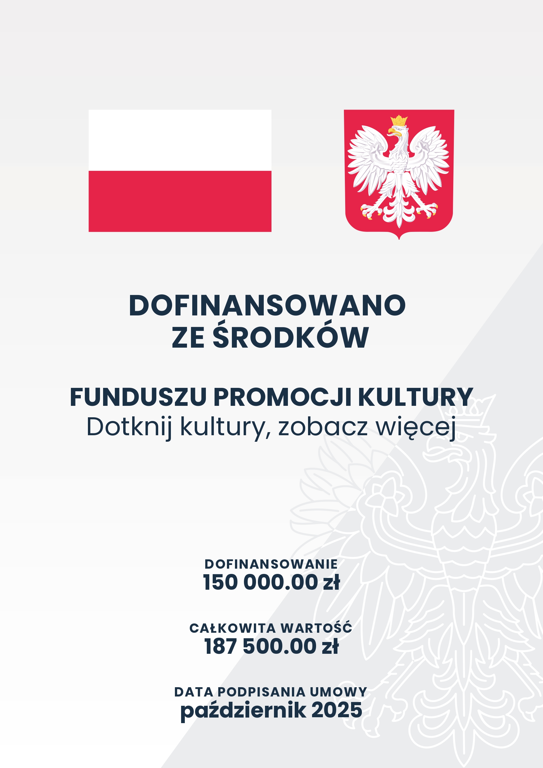 Plakat promocyjny projektu Dotykowy Atlas Torunia